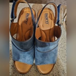 Born Leather Ladies sandals size 8 in as new condition